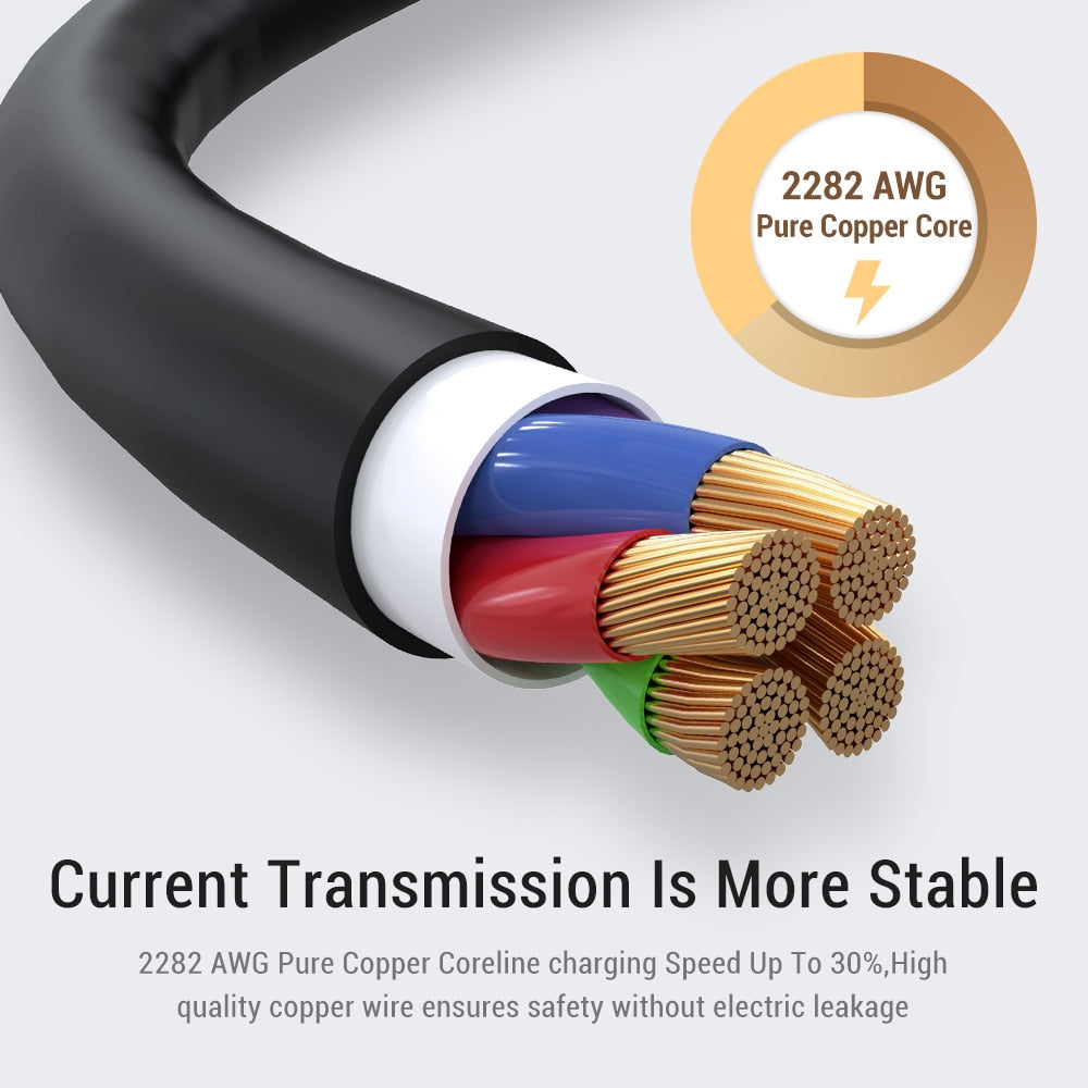 LED Micro USB Cable Voltage Display