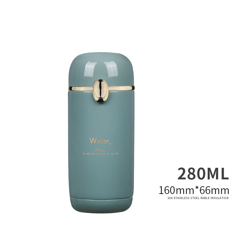 280ML Mini Stainless Steel Thermos Water Bottle