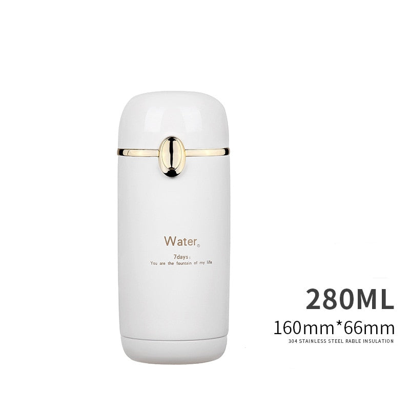 280ML Mini Stainless Steel Thermos Water Bottle